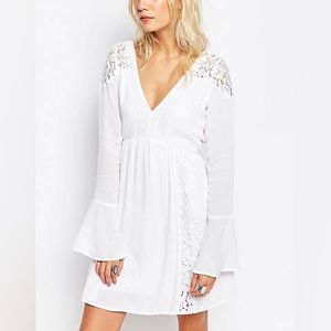Abercrombie & Fitch Lace Boho Mini Dress